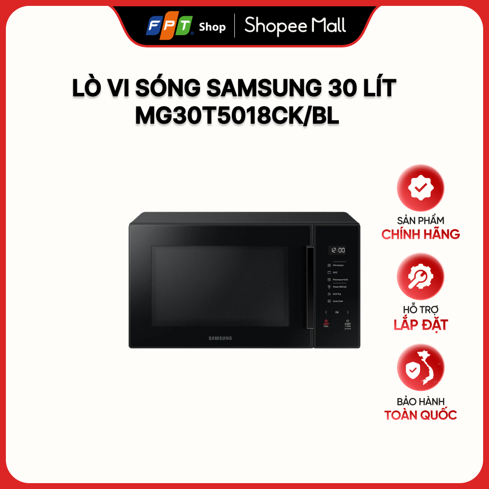 Lò vi sóng Samsung 30 lít MG30T5018CK/BL