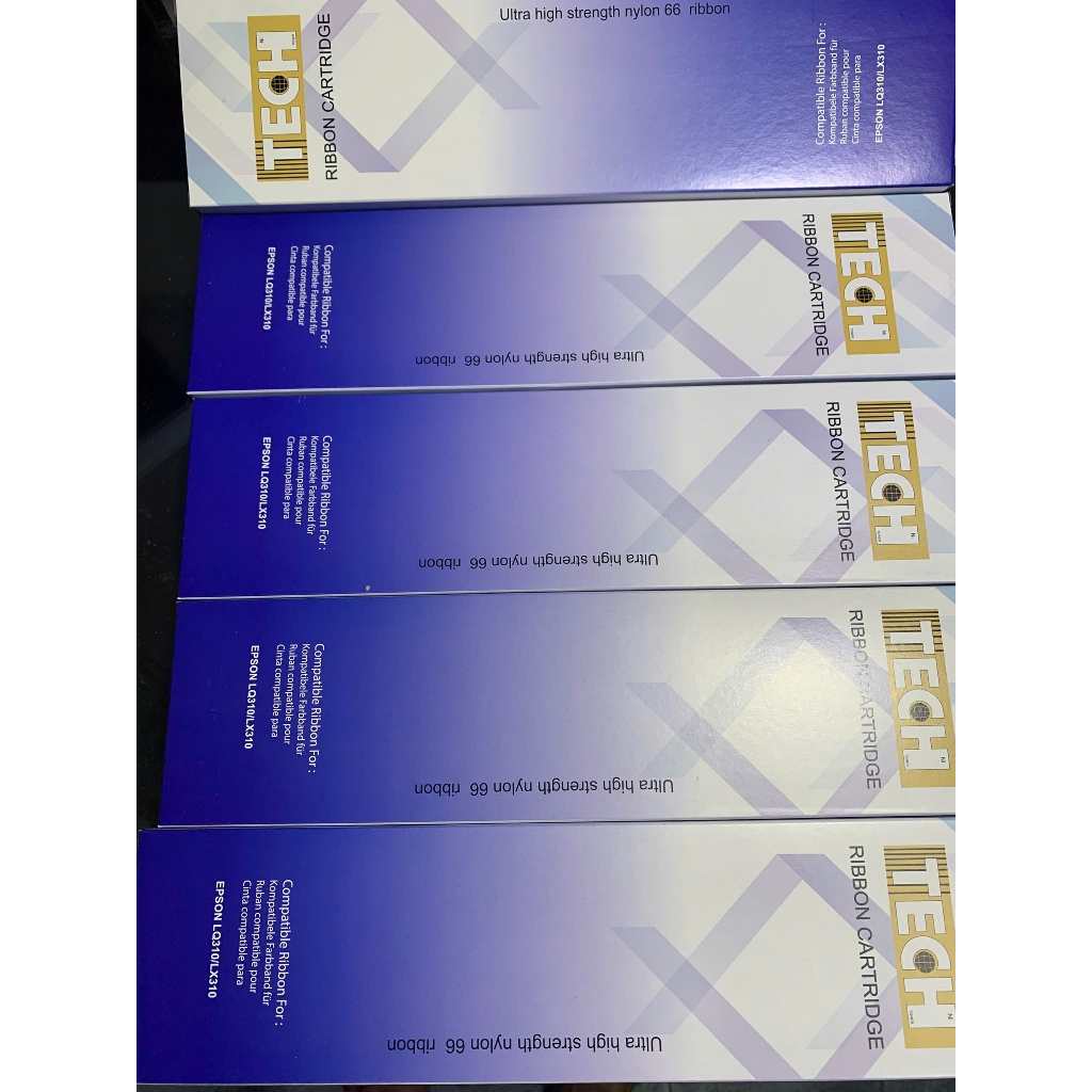 Ruy băng Epson LQ310, Mực in cho Epson LQ 310 in đậm, rõ nét - băng mực máy in kim Epson LQ310, LX31