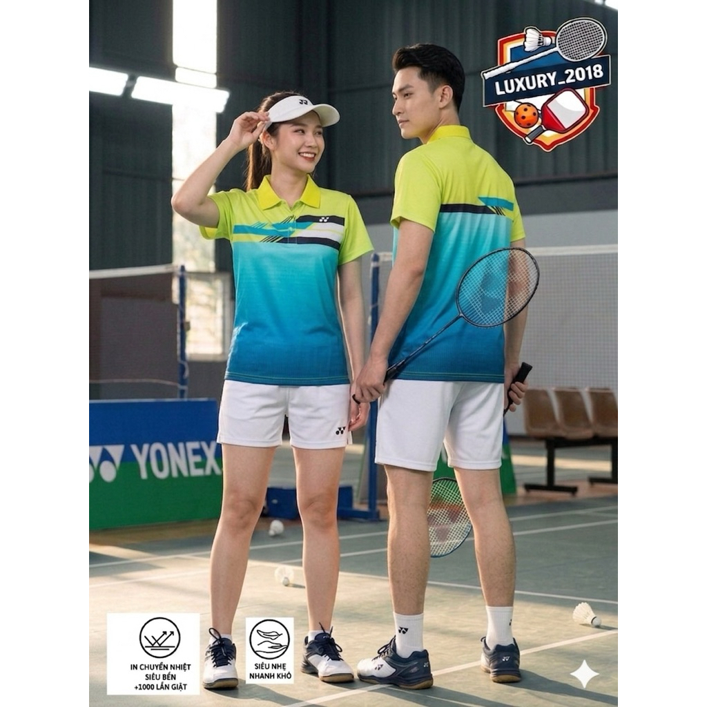 Áo Cầu Lông Yonex Nam Nữ - Mã DH12