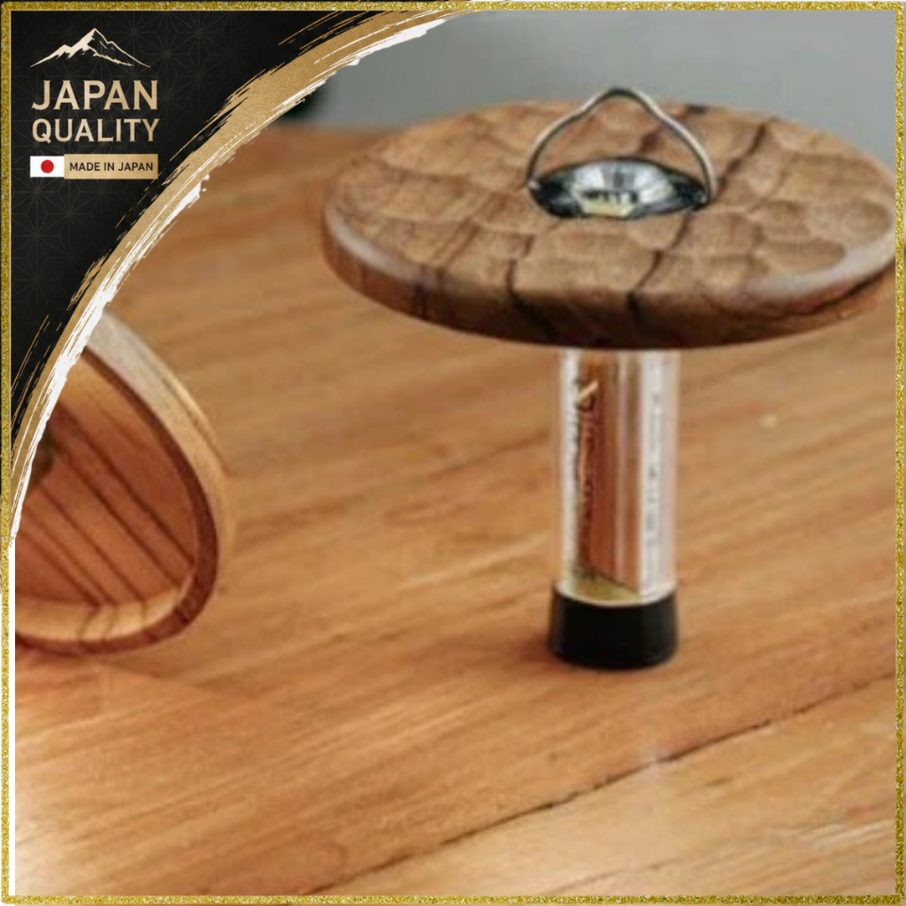 【Direct from Japan】J FURNITURE LA-07 LA-07-a Teak Wood Lantern Shade Cover For Goal Zero Micro Flash