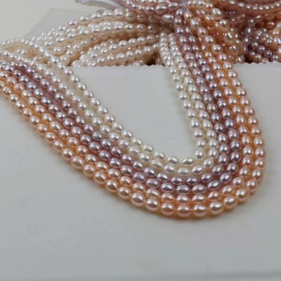 Chuỗi Ngọc Trai Gạo 9ly Bóng 5A Dài 45cm Sang Trọng - Ngọc Trai Trường Thịnh
