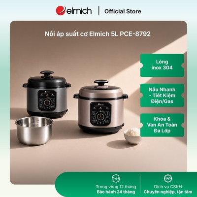 Nồi áp suất inox 304 Elmich 5L PCE-8792
