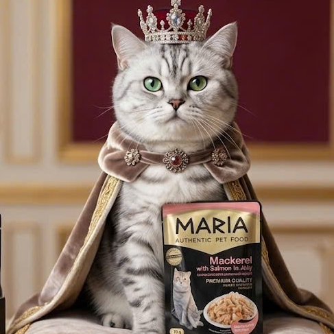Pate Maria, Combo 2 gói, Thức ăn ướt cho mèo Maria, Pate Mèo Cao Cấp Maria, Cat (Nhập khẩu Thái Lan)