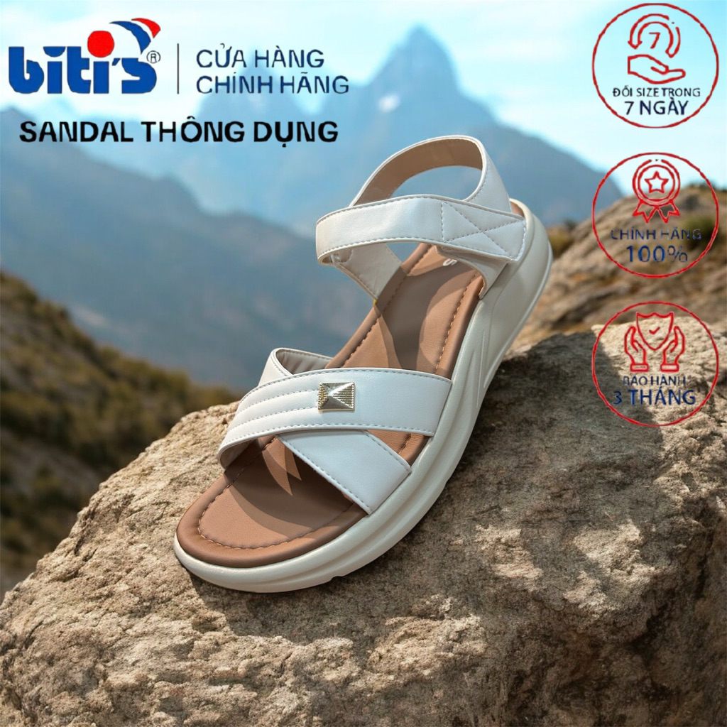bitis nữ quai chéo chính hãng hai mầu