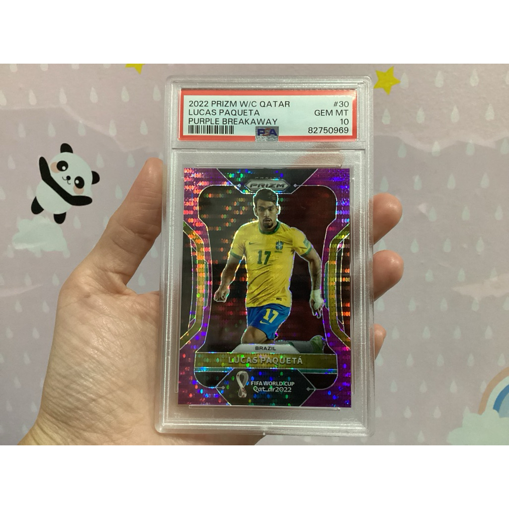 Thẻ Cầu thủ bóng đá Lucas Paqueta 19/35 PSA 10