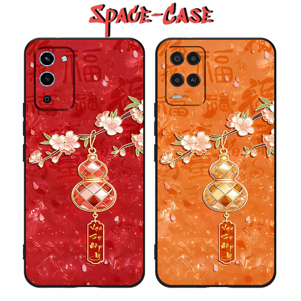 Ốp lưng Oppo A54 / Oppo A55 / Oppo A56 tpu dẻo, in hình hồ lô may mắn, bình an