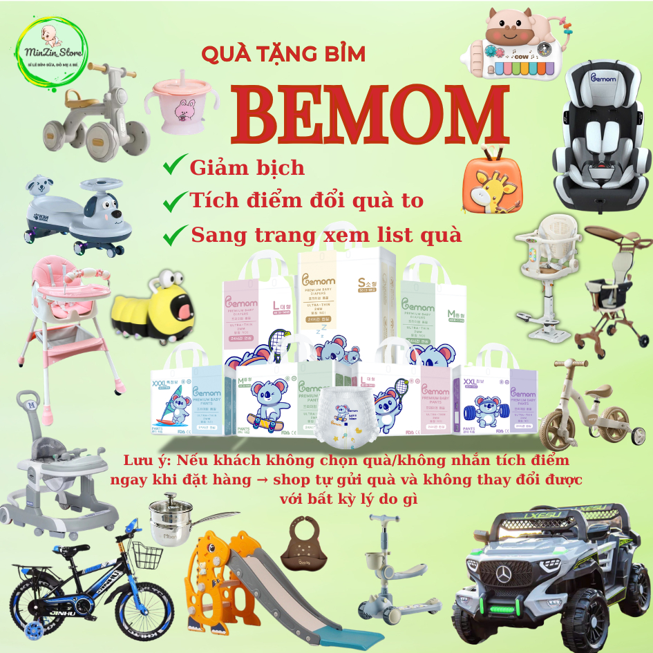 [IB CHỌN QUÀ] Tã bỉm Bemom Summer/Bemom Plus nội địa Hàn dán/quần đủ size S / M/ L/ XL/ XXL/ XXXL