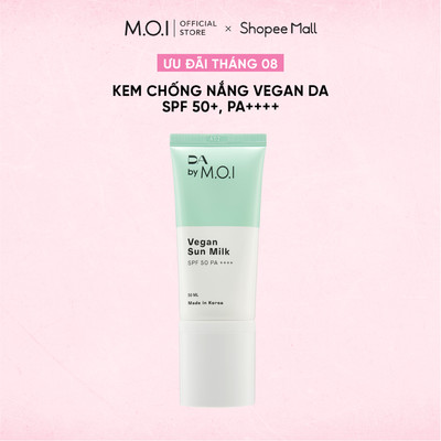 [ƯU ĐÃI 329K] Kem chống nắng thuần chay DA by MOI Vegan Sun Milk 50ml