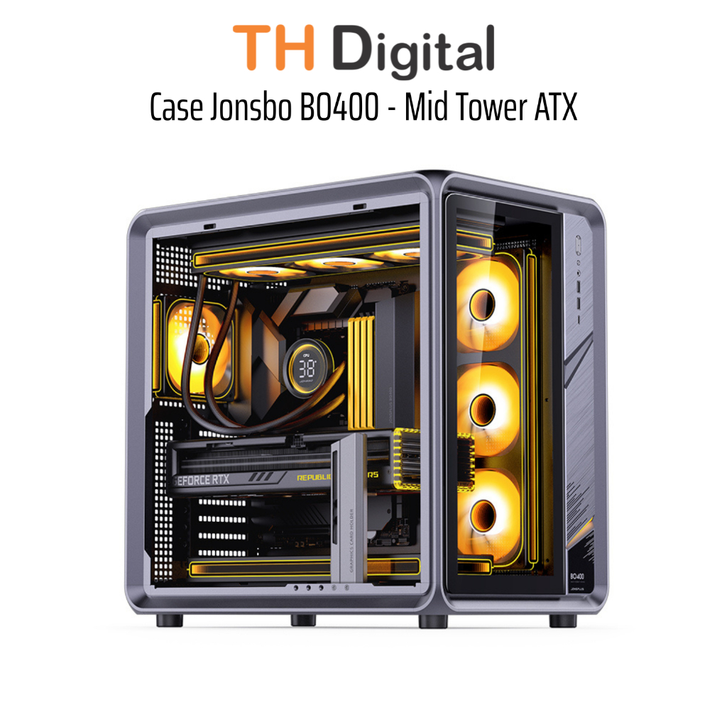 Vỏ Case JONSBO BO400 - Mid Tower ATX - Hàng Chính Hãng