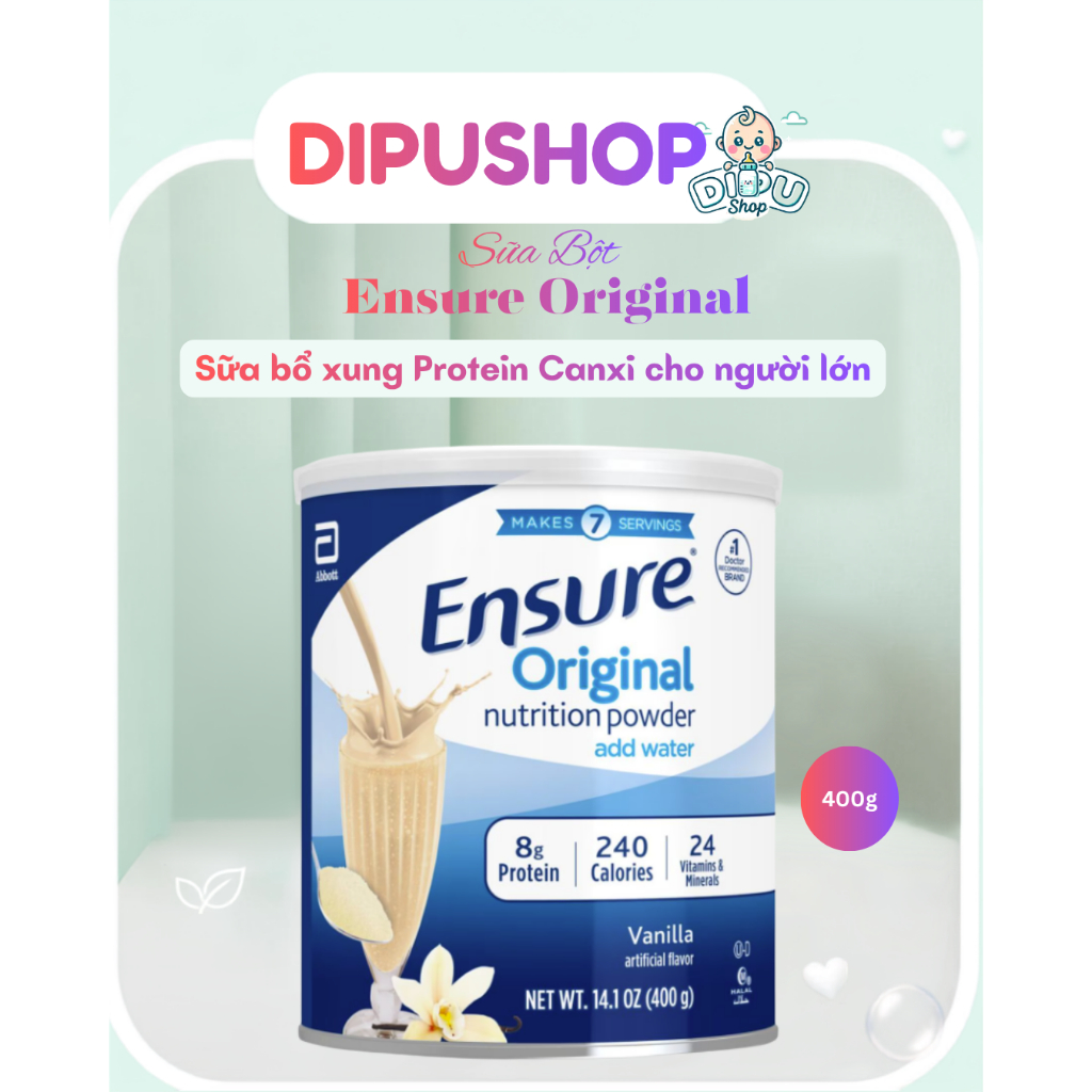 397g/400g Sữa Bột Ensure Original Mỹ 400g Chính Hãng - Dinh Dưỡng Toàn Diện