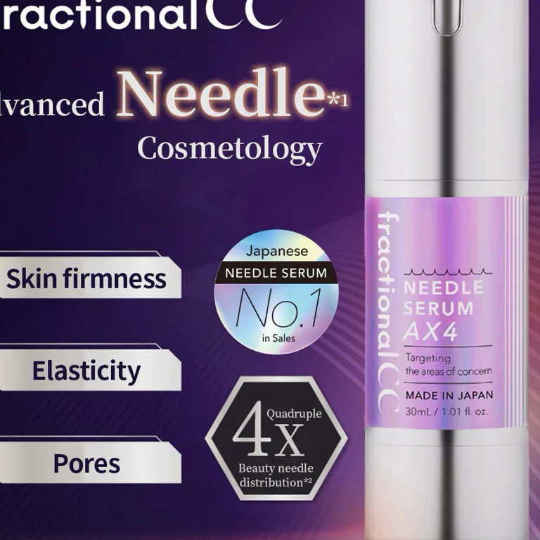 Tinh Chất Dưỡng Da FractionalCC Needle Serum AX4 30ml | Công Nghệ Micro Needle, Niacinamide, Vitamin