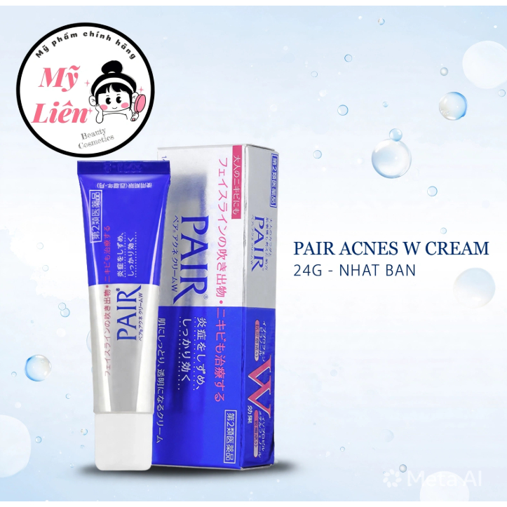 Kem mụn PAIR Nhật Bản giúp ngăn ngừa, giảm mụn PAIR Ance Cream - 24g