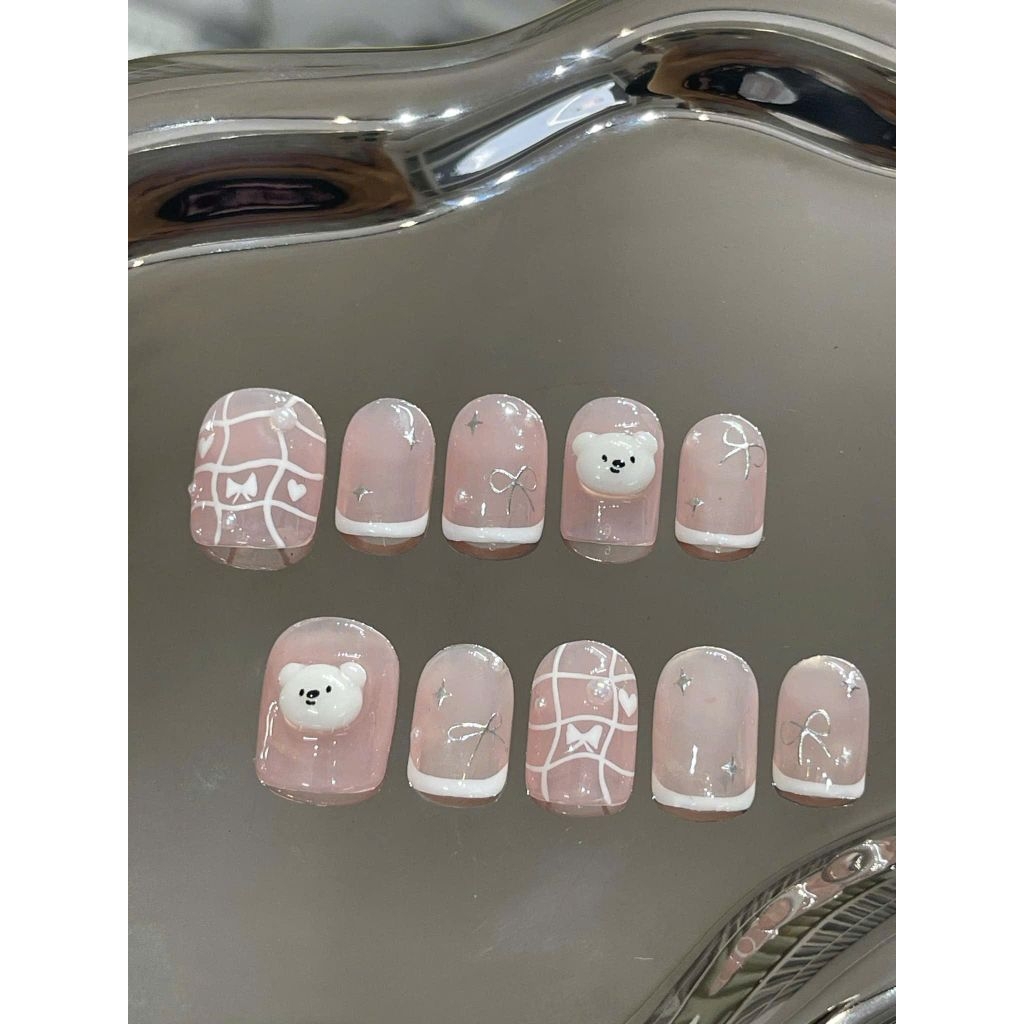 BỘ SƯU TẬP NAILBOX THỎ BABY HONEY : BEAR NHẠT