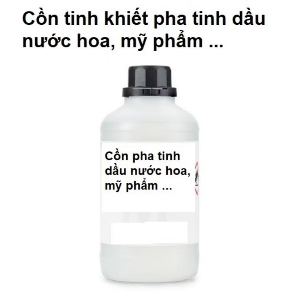 ​Cồn Ethanol 96% Tinh Khiết Cồn Thơm / Mỹ Phẩm / Vệ Sinh Linh Kiện - Can 1L / 5L / 30L
