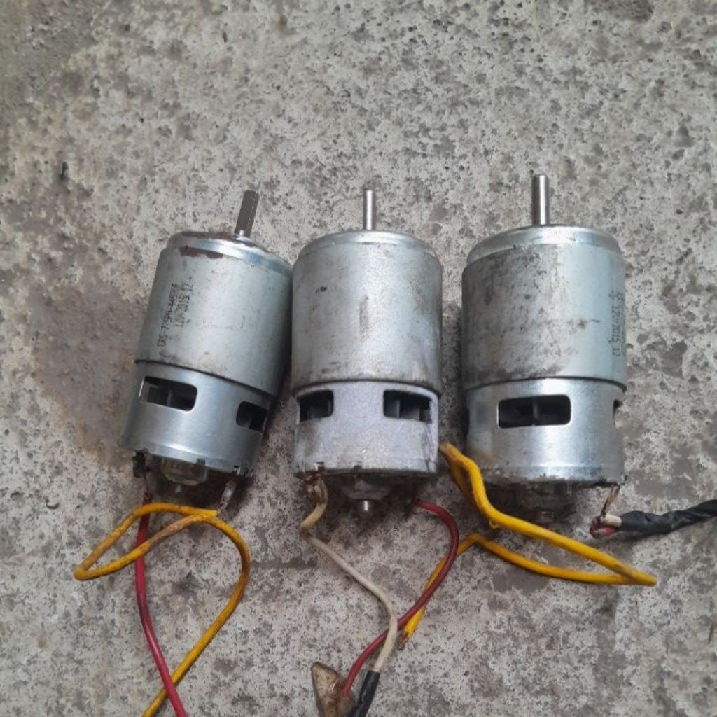 Mô tơ 12v cũ, mô tơ 775 cũ trục chữ D (giá 1 chiếc)