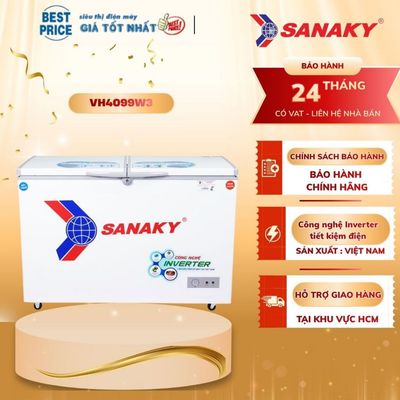 Tủ đông Sanaky Inverter 280 lít VH-4099W3