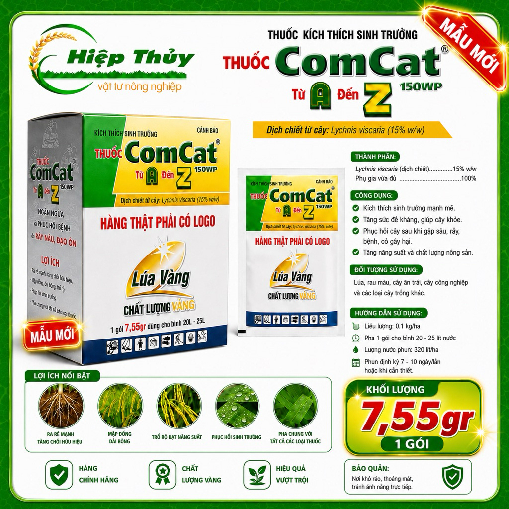 ComCat từ A đến Z gói 7,55gr vaccine cho cây