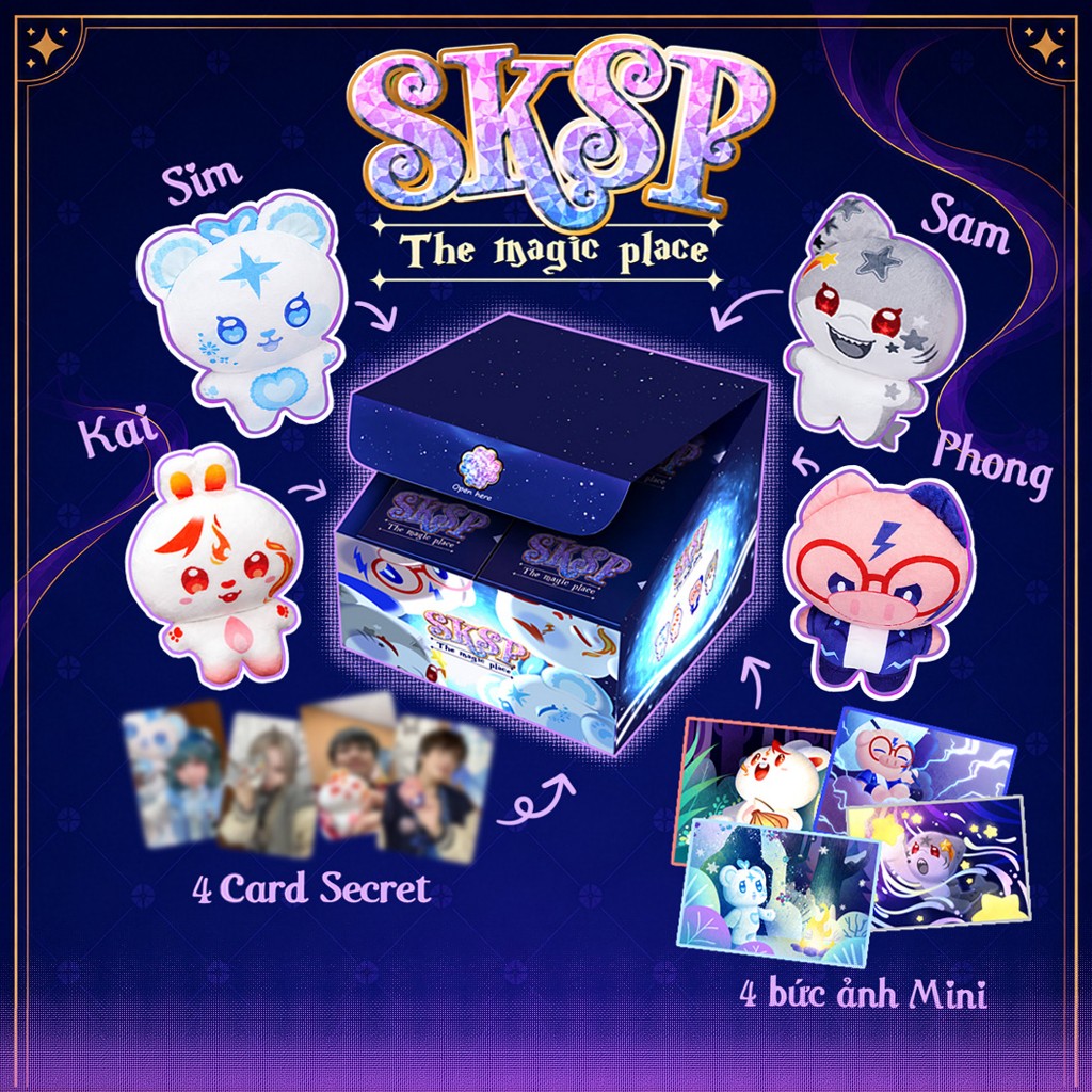 GẤU BÔNG SKSP PLUSHIE V2 – PHIÊN BẢN HỘP MÙ SIÊU CUTE