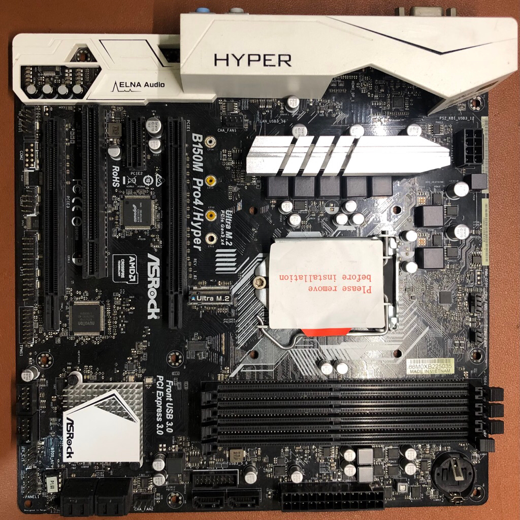 ASRock B150M Pro4/Hyper hàng qua sử dụng bảo hành 1 tháng.