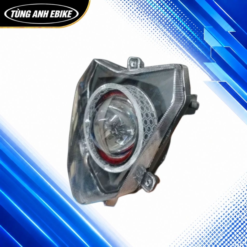 Bi cầu Xmen 3.0 T30 plus vân tổ ong chế sẵn chóa đen full
