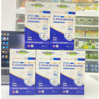 DHA Canxibone Gold -Canxi nhập Mỹ, Bổ Sung Canxi ,Giúp Xương, Răng Chắc Khỏe, Hỗ Trợ Phát Triển Chiều Cao. Lọ 60v
