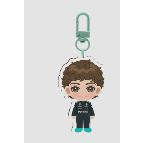 Andrea Kimi Antonelli F1 Chibi - Acrylic Keychain  Nang Decor Shop