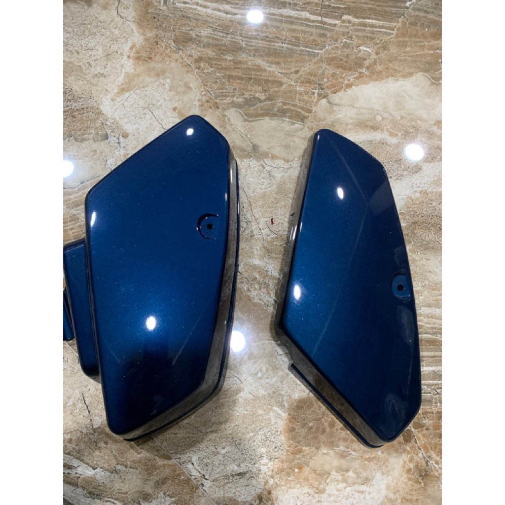 Đôi cốp xe cub  82 màu xanh tím hàng cao cấp