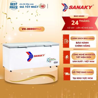 Tủ đông Inverter 860 lít Sanaky VH8699HY4K