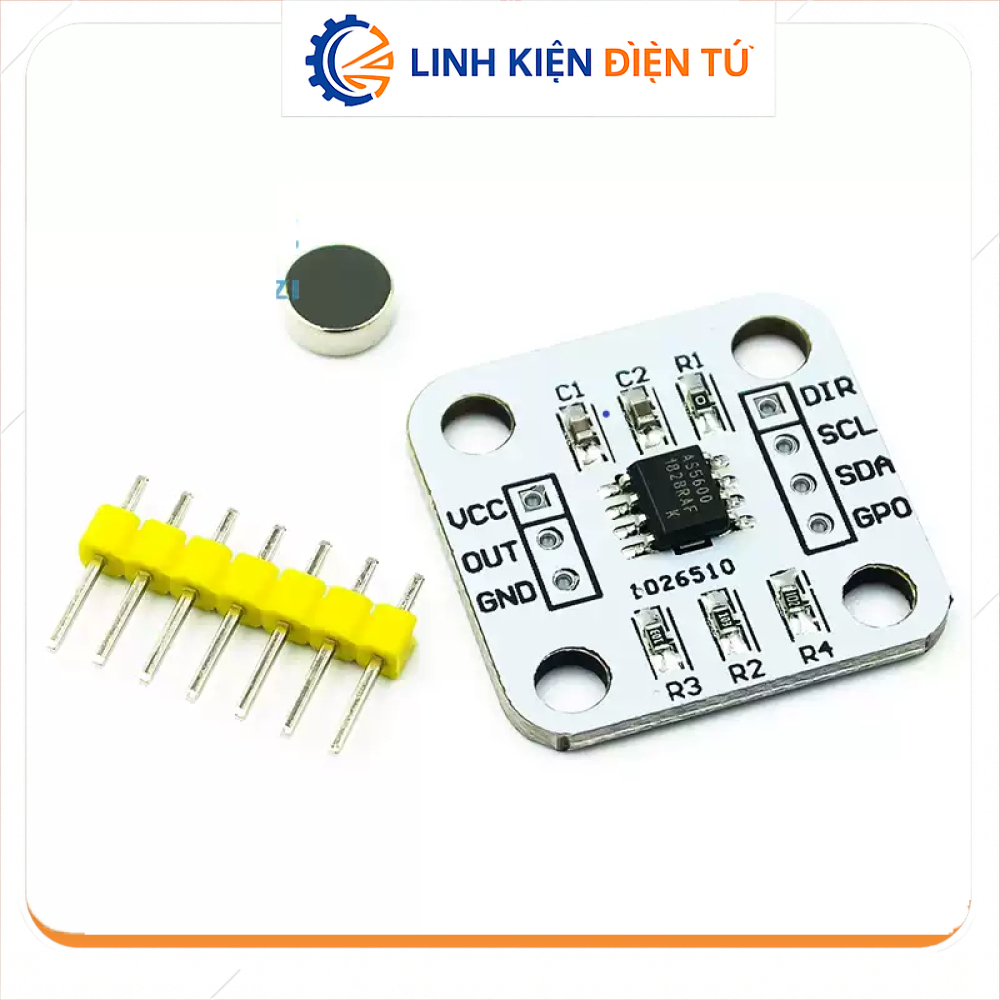 [Linh Kiện Điện Tử][G199] Cảm Biến Góc Quay Bằng Từ Trường AS5600 12 Bit