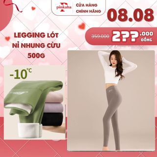 [ TẶNG KẸP TÓC NƠ ]Quần Legging Lót Lông Cừu Siêu Dày Ấm Mùa đông Hàng Quảng Châu Ca Giãn Siêu Tốt