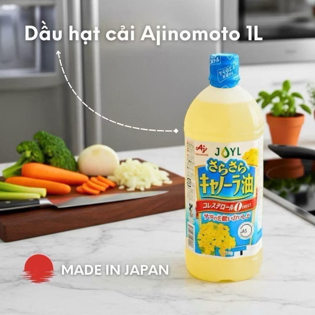 Dầu ăn hạt cải Ajinomoto Nhật Bản 1000g