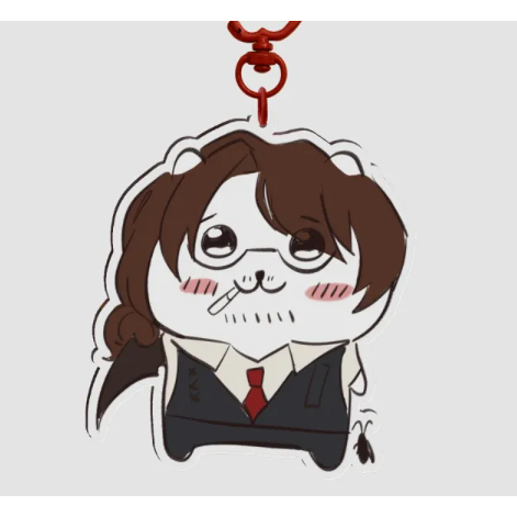 Chikawa Gregor Acrylic Keychain + with Pablo  Nang Decor Shop