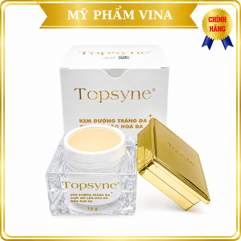 KEM TOPSYNE DƯỠNG TRẮNG DA ,GIÚP MỜ LÃO HÓA DA, MỀM DA 16G