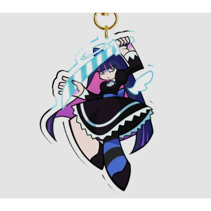 Stocking Anarchy New Panty and Stocking Keychain  Nang Decor Shop
