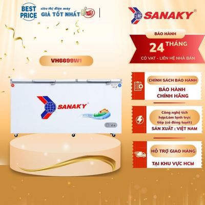 Tủ đông Sanaky 485 lít VH-6699W1