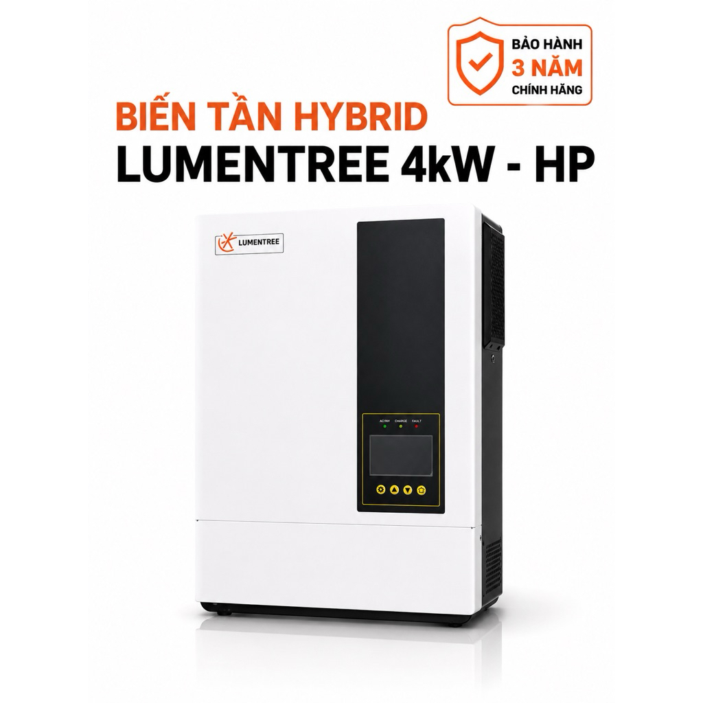 Biến Tần Hybrid 4KW Lumentree HP Chính Hãng | Inverter Điện Mặt Trời | Bảo Hành 3 Năm