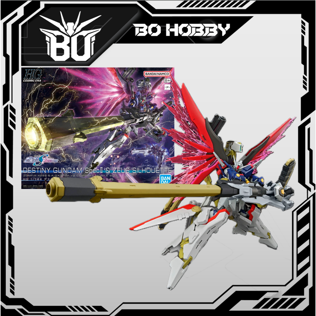 HG 1/144 DESTINY GUNDAM Spec II & ZEUS SILHOUETTE