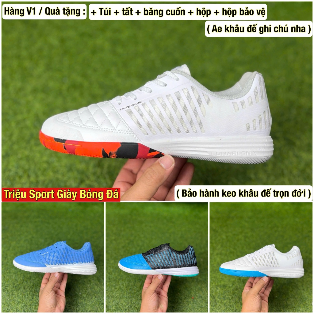 giày đá bóng futsal lunar gato 2 ic ( quà tặng như trên hình )