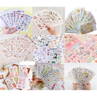 COMBO NHIỀU Sticker trang trí động vật cute