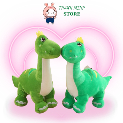 Gấu Bông Khủng Long Xanh 50cm - Gấu Bông Khủng Long Đủ Size Cao Cấp THANH MINH STORE