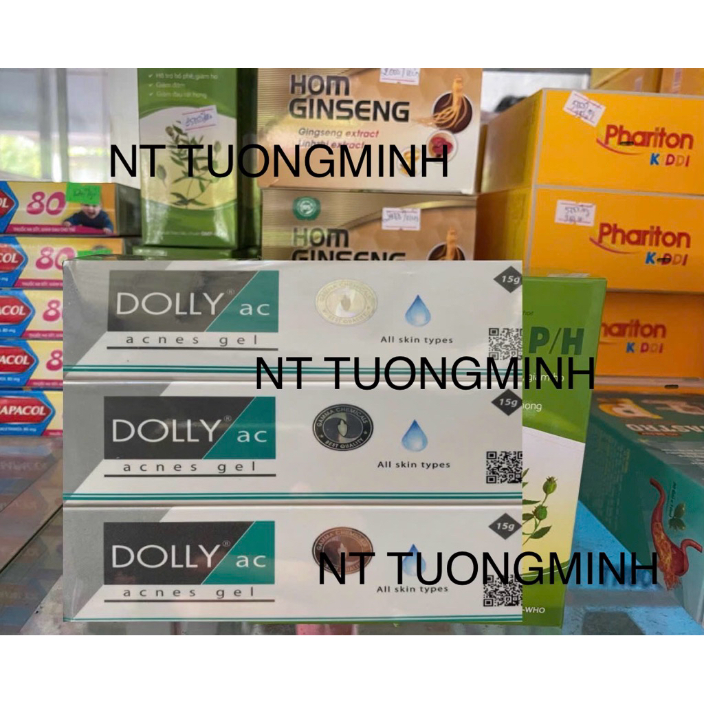 [CHÍNH HÃNG] Kem Dưỡng Da Ngừa Mụn DOLLY Ac Acnes Gel Tuýp 15g Skincare Chăm Sóc Da Mềm Mịn Và Sáng 