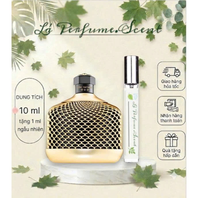 🌿 Nước Hoa Nam John Varvatos Oud EDP 10ml