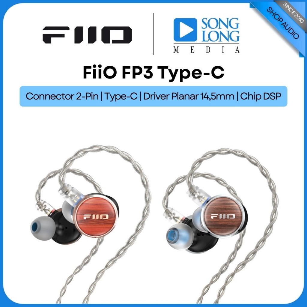 Tai nghe FiiO FP3 Type-C -  Hàng Chính Hãng - Songlongmedia