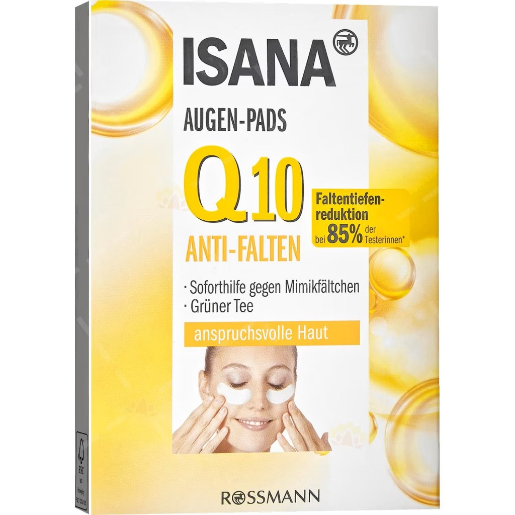 Made.in.Germany💚- 💧👁️ MIẾNG ĐẮP MẮT ISANA ISANA AUGEN-PADS Q10 ANTI-FALTEN