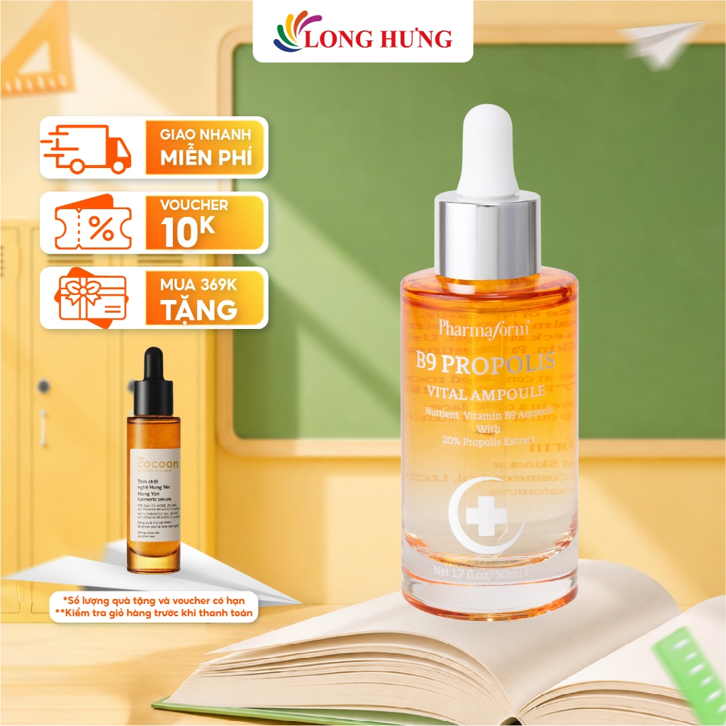 Tinh chất keo ong Pharmaform B9 Propolis Vital Ampoule (50ml)