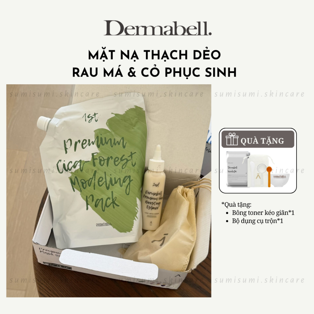 SẴN (Dermabell) Mặt nạ thạch rau má Premium Cica-Forest Modeling Pack