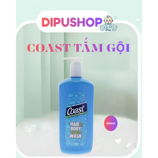 Sữa tắm gội Coast chai lớn 946ml cho nam, Hàng Mỹ