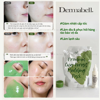 SẴN (Dermabell) Mặt nạ thạch rau má Premium Cica-Forest Modeling Pack