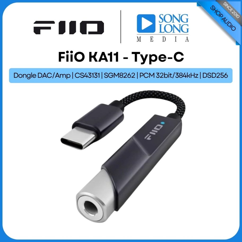 Thiết bị giải mã âm thanh FIIO KA11 -  Hàng Chính Hãng - Songlongmedia