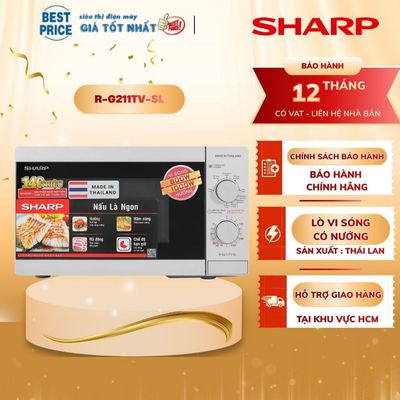 Lò vi sóng có nướng Sharp R-G211TV-SL 21 lít